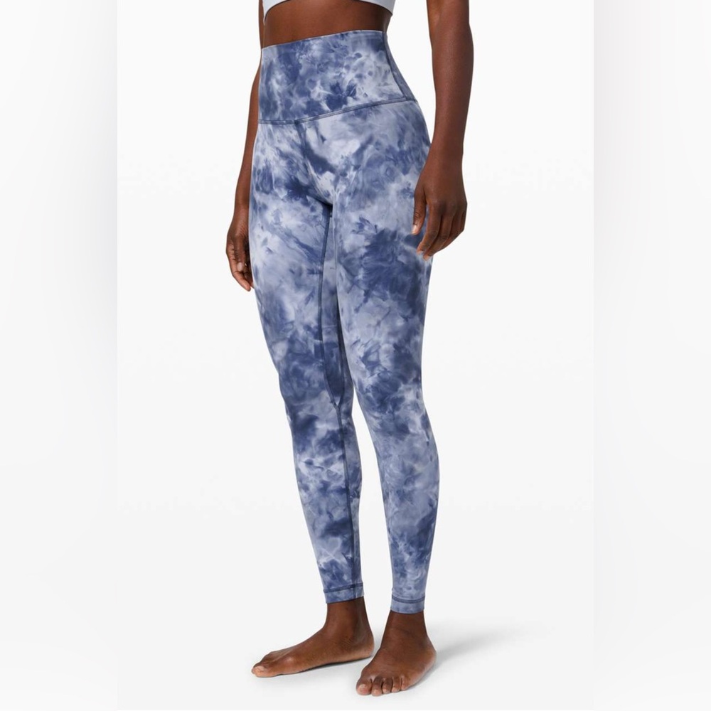Lululemon Align Pant 28" Diamond Dye Daydream Ink Blue